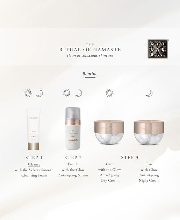 The Ritual of Namaste Glow Anti-Ageing Night Cream Refill