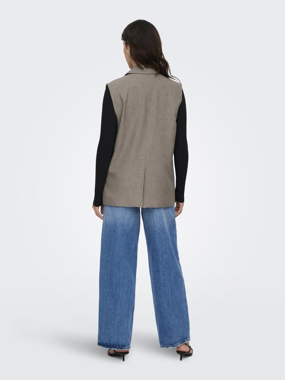 Onllinda S/L Mel Oversize Waistcoat Tlr