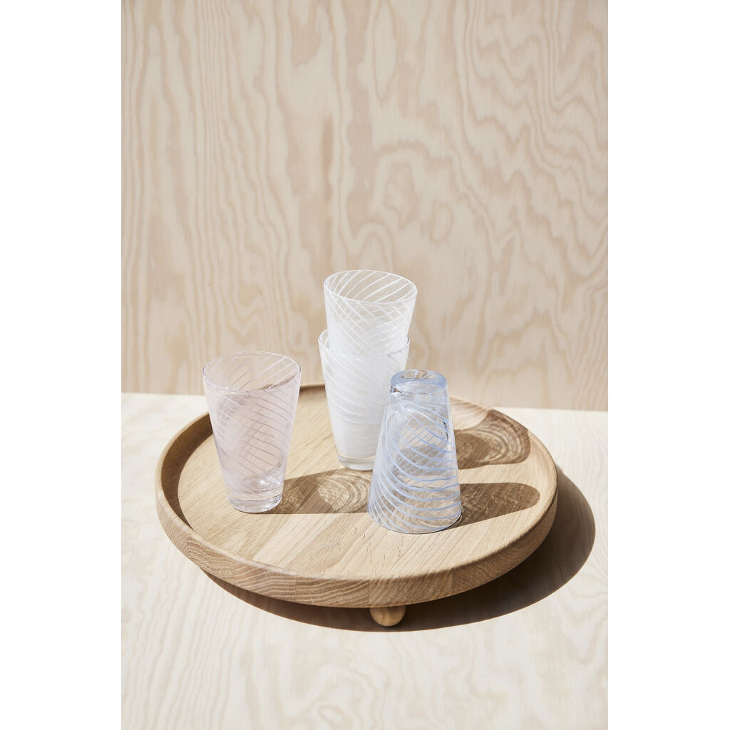 Yuka Swirl Glas - Pakke med 2