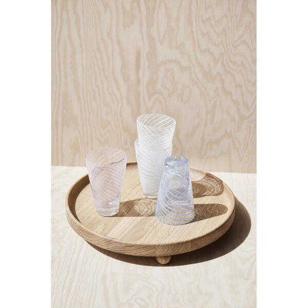 Yuka Swirl Glas - Pakke med 2