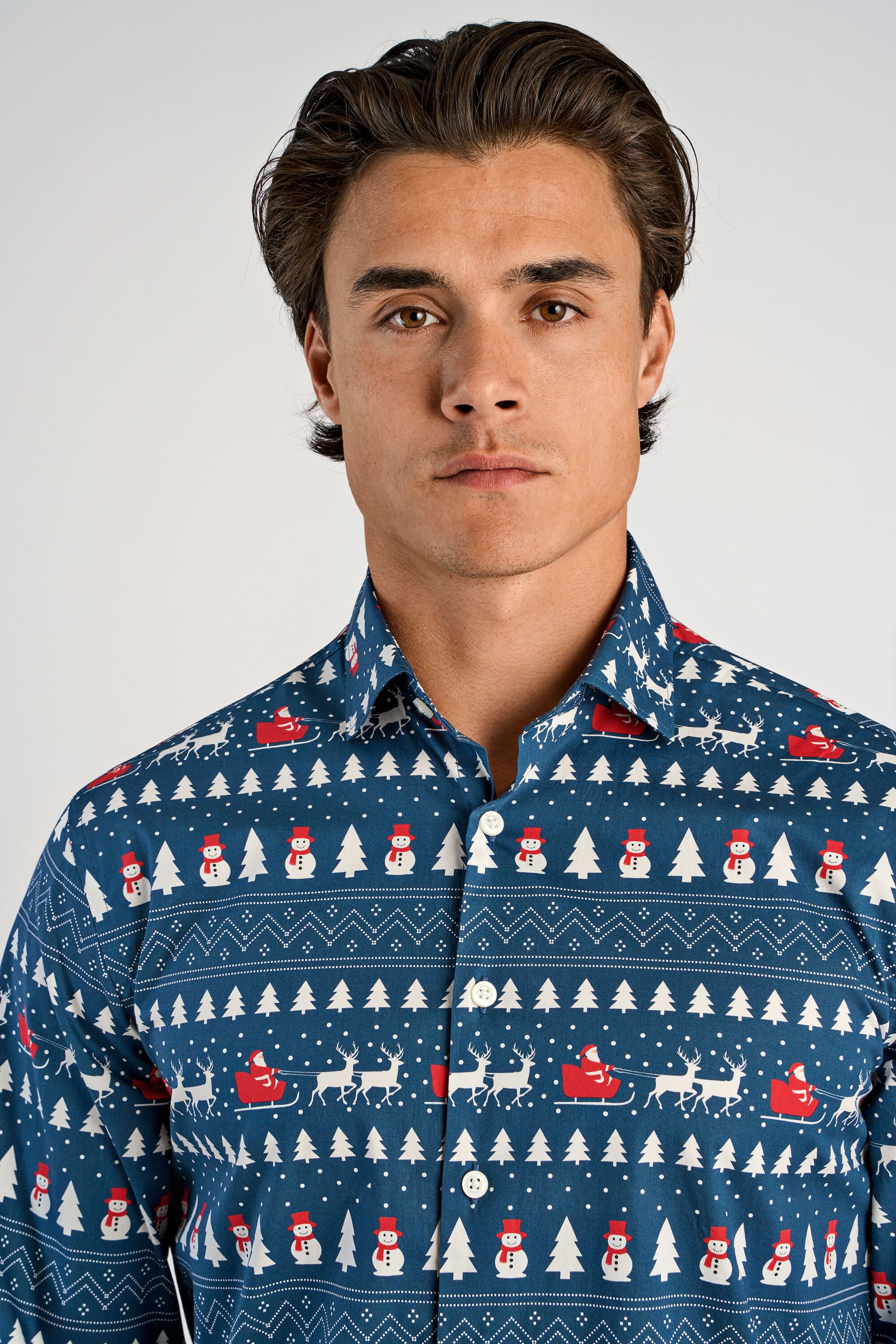 AOP Christmas shirt L/S