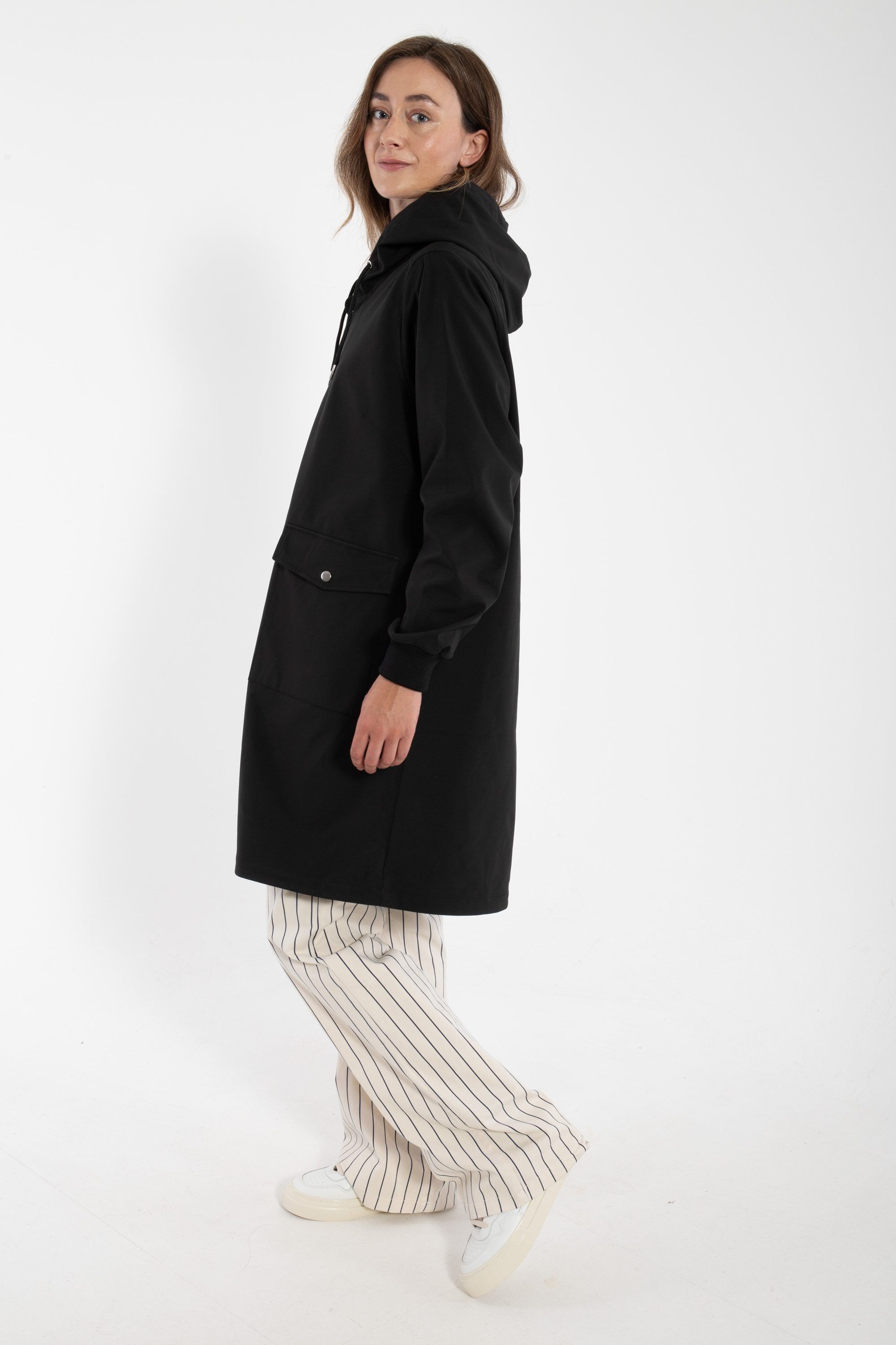 Danemarselisborg Brushed Shell Parka Black