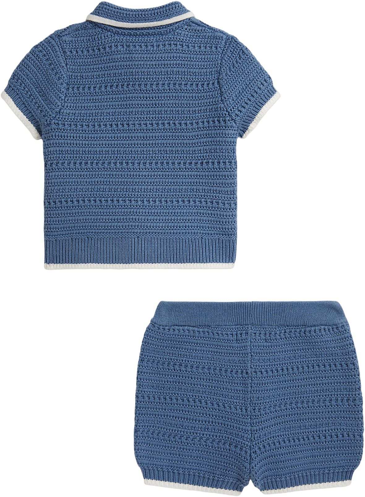 Crocheted Cotton Shirt & Short
