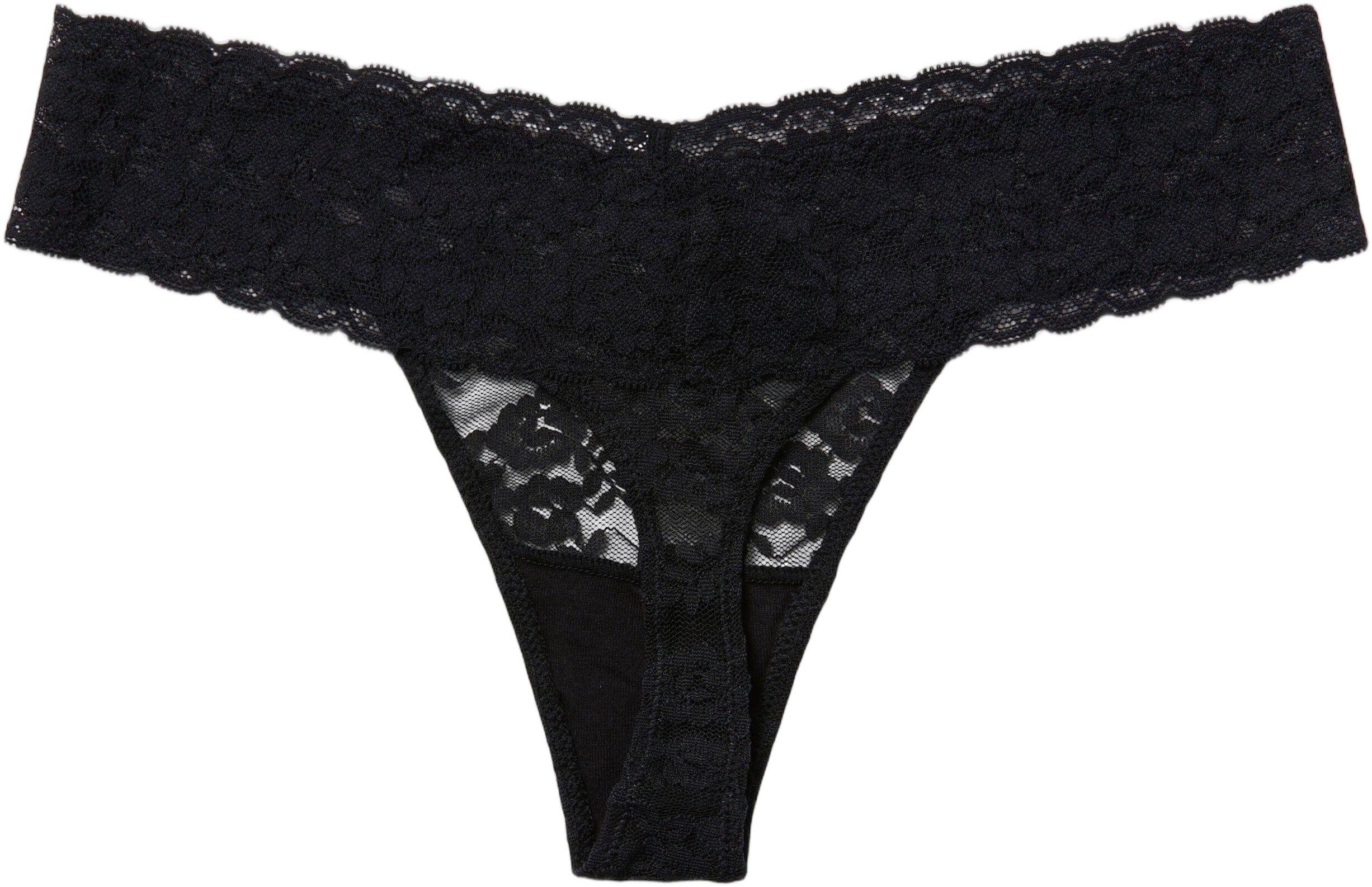 Stringtruse med blonder