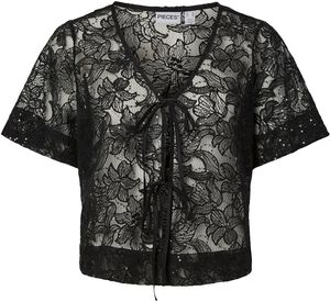 PCLOUISE 2/4 V-NECK TIE TOP WVN D2D