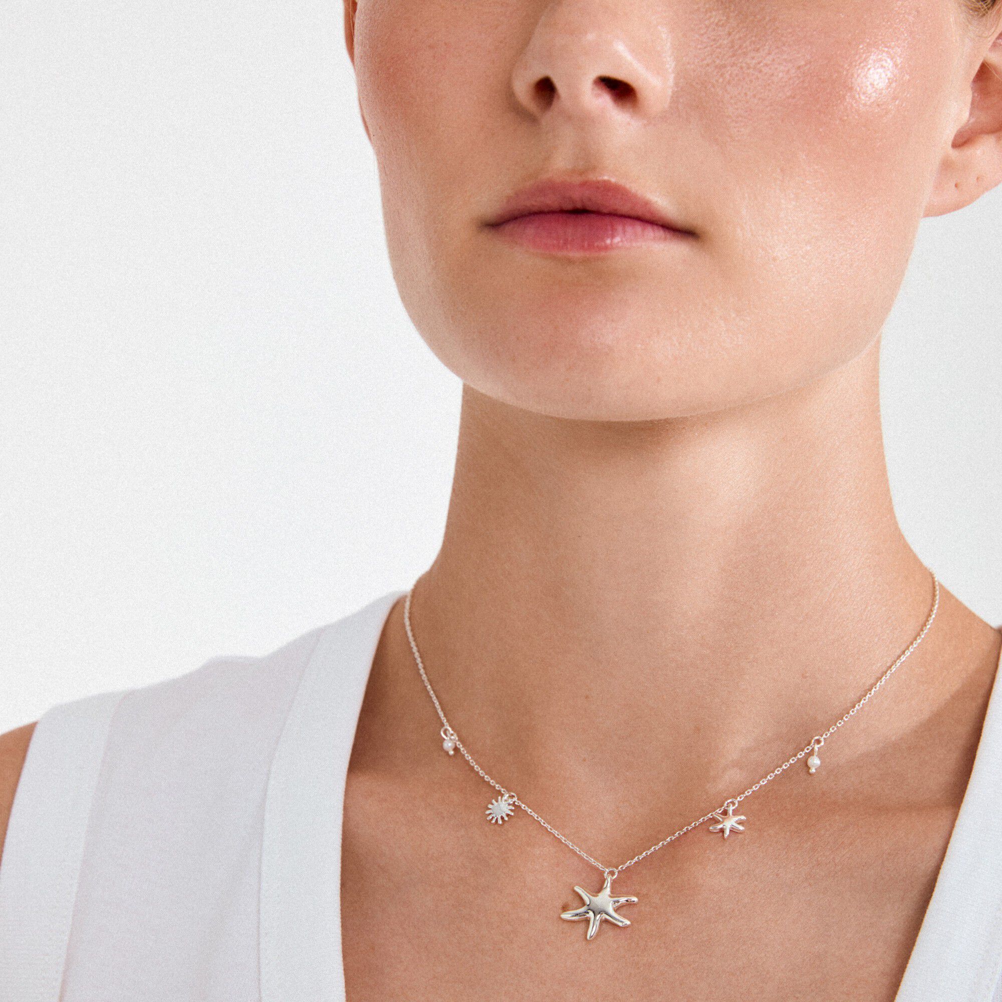 PRISM necklace silver-plated