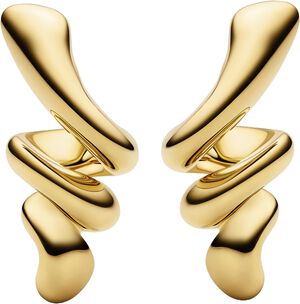 Coil Earrings Small Gold - PAIR