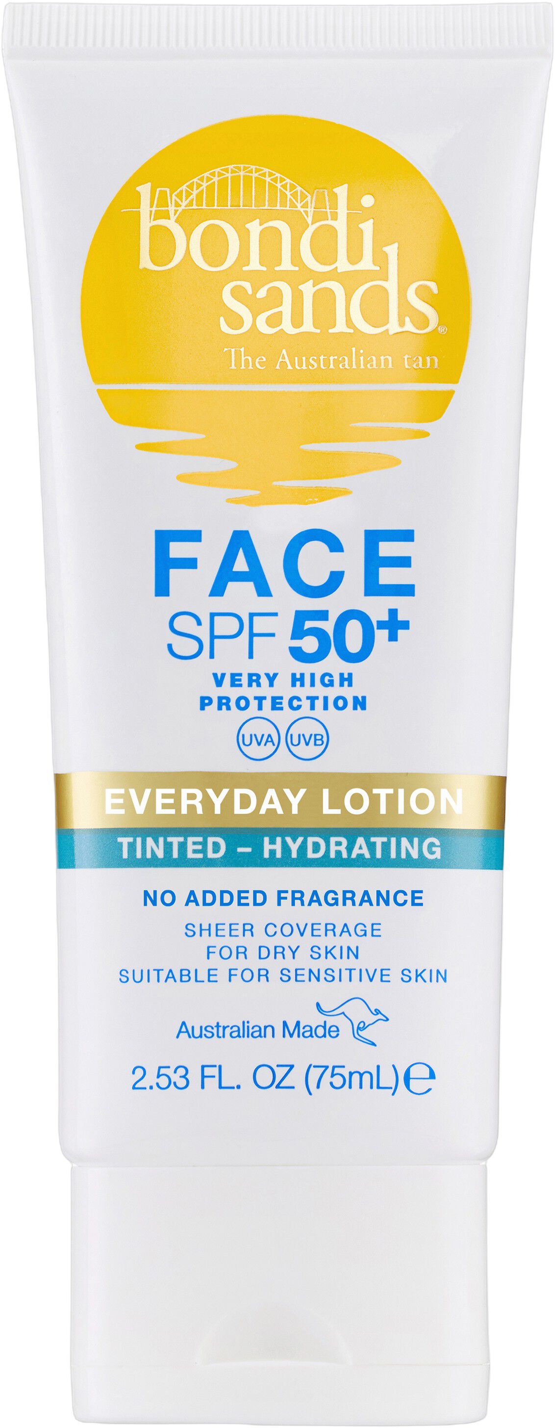 SPF 50+ EVERYDAY HYDRATING TINTED FACE LOTION 75mL