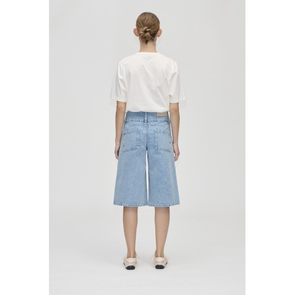 2514 Light Wash Denim, Logoed Loop Jorts