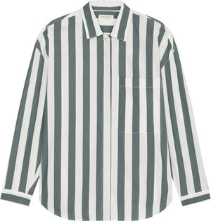 Blouse, oversized shape, kent colla