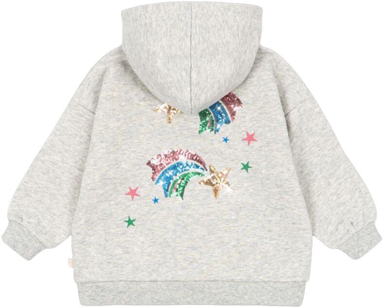 Lou Sequin Sweat Zip Hood Gots