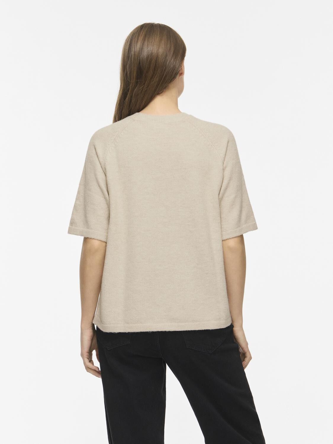 VILIGA 2/4 O-NECK KNIT TOP - NOOS