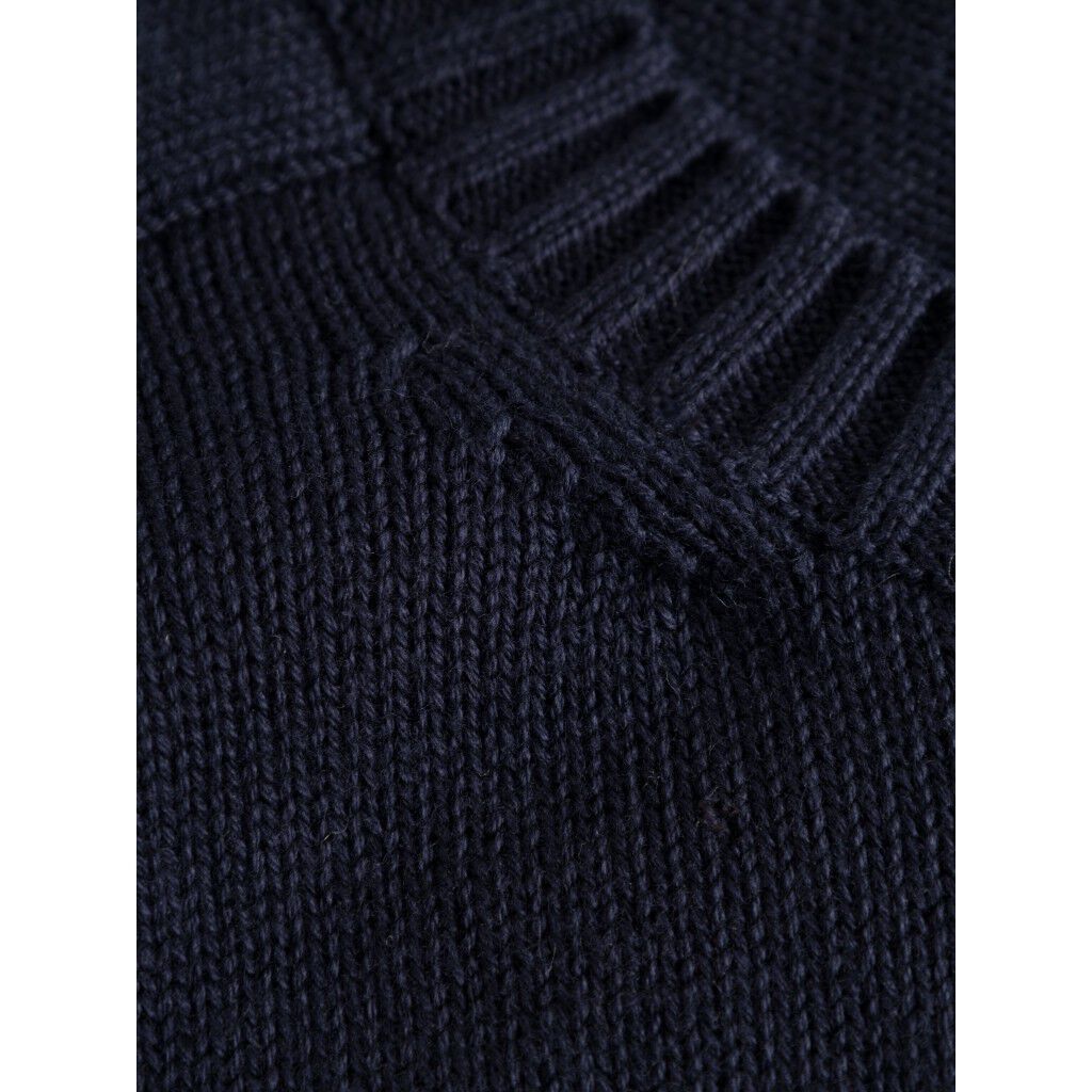 Plain knitted crew neck GOTS/Vegan