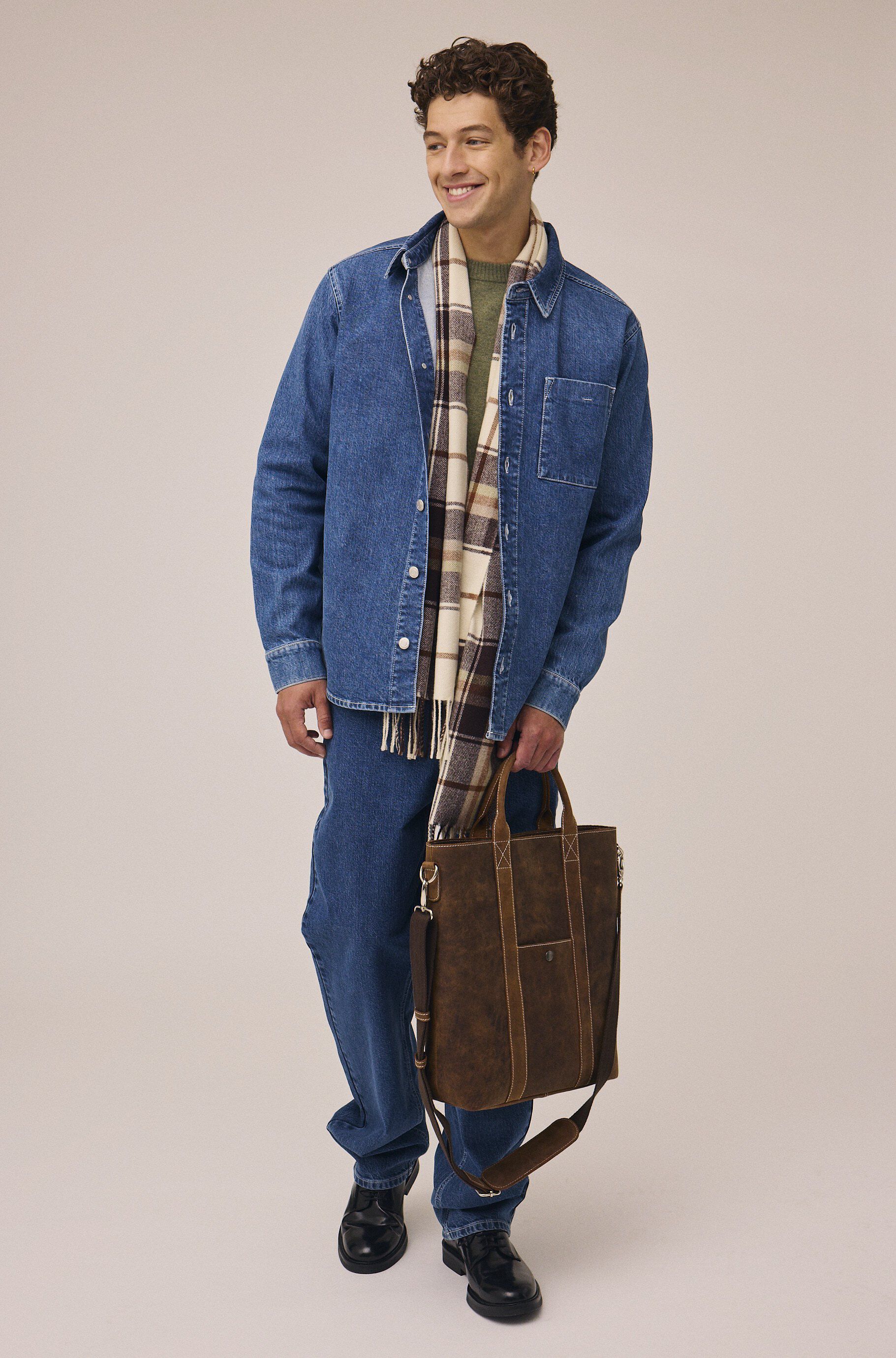 Adam leather tote LWG