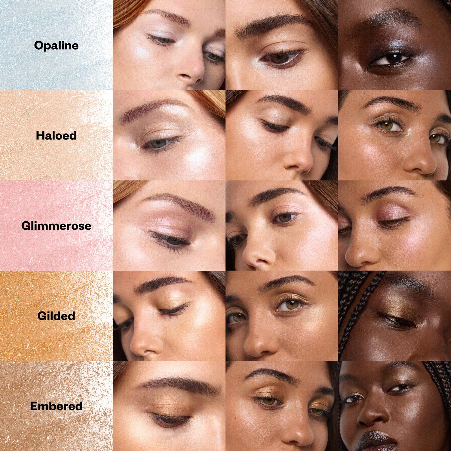 Highlighterpudder med v&aring;deffekt