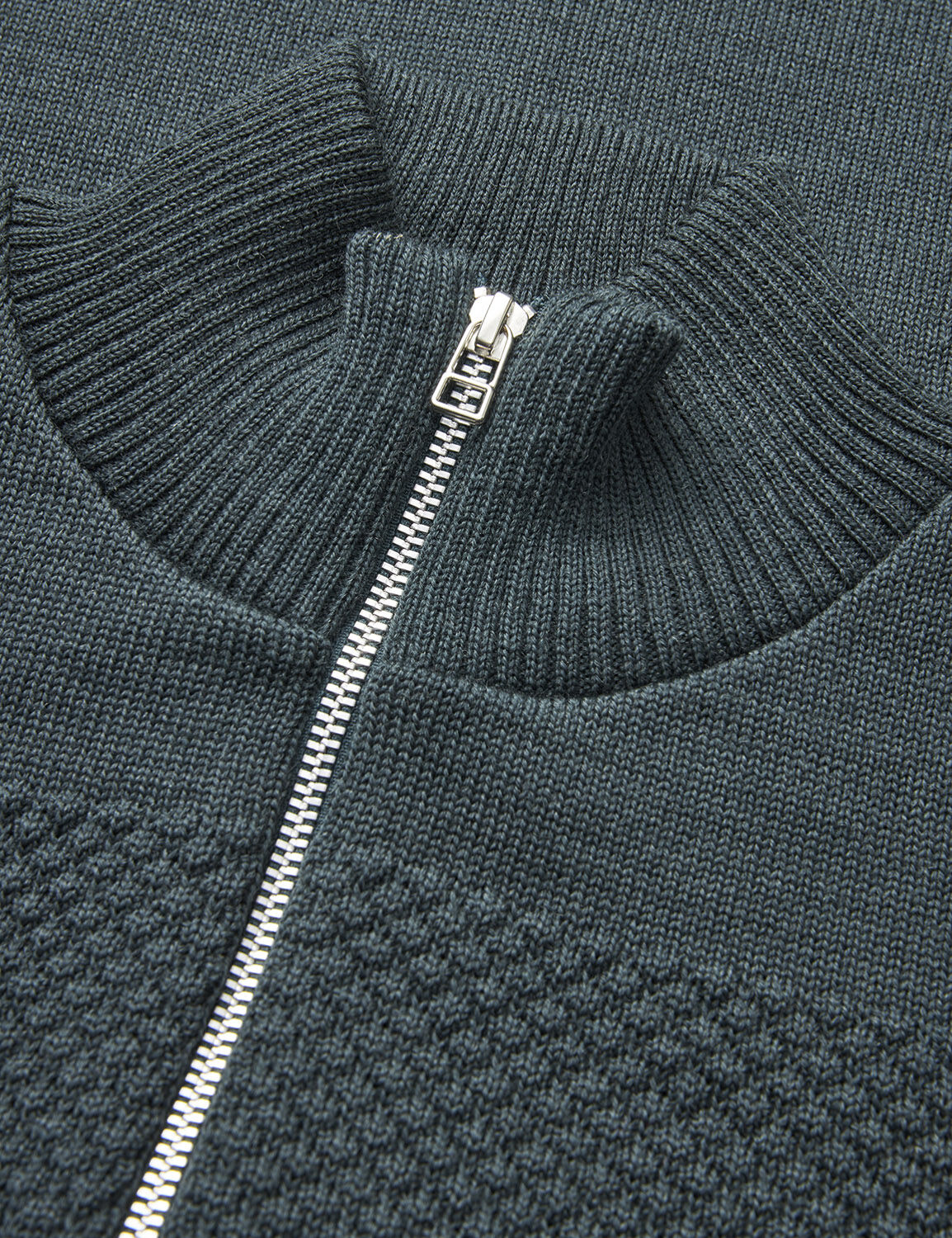 Wool Klemens Zip Knit