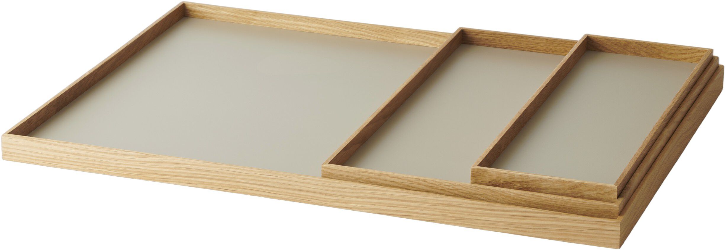 FRAME Tray Medium Oak Grey