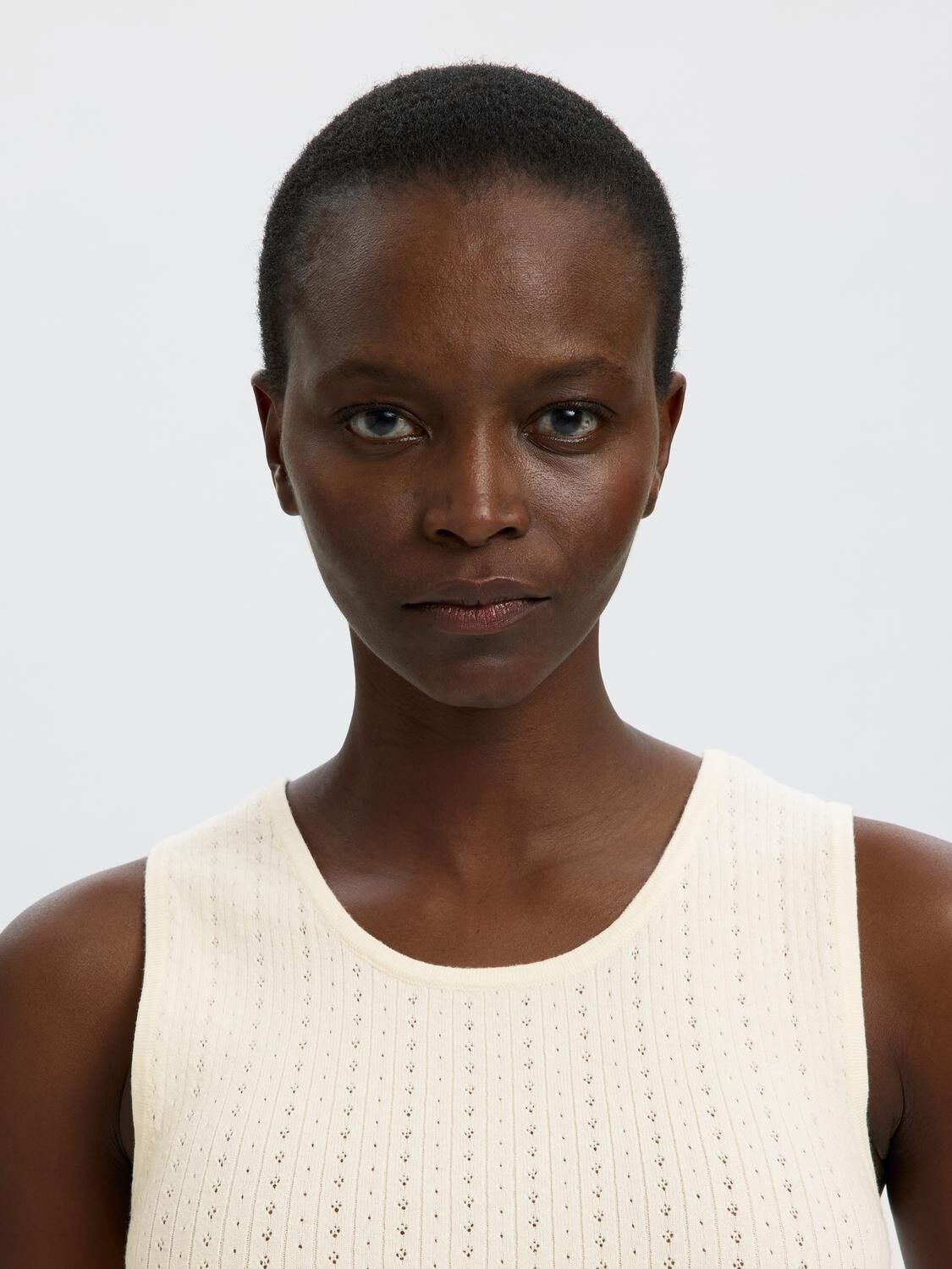 Slfhelle Pointel Sl Knit Top