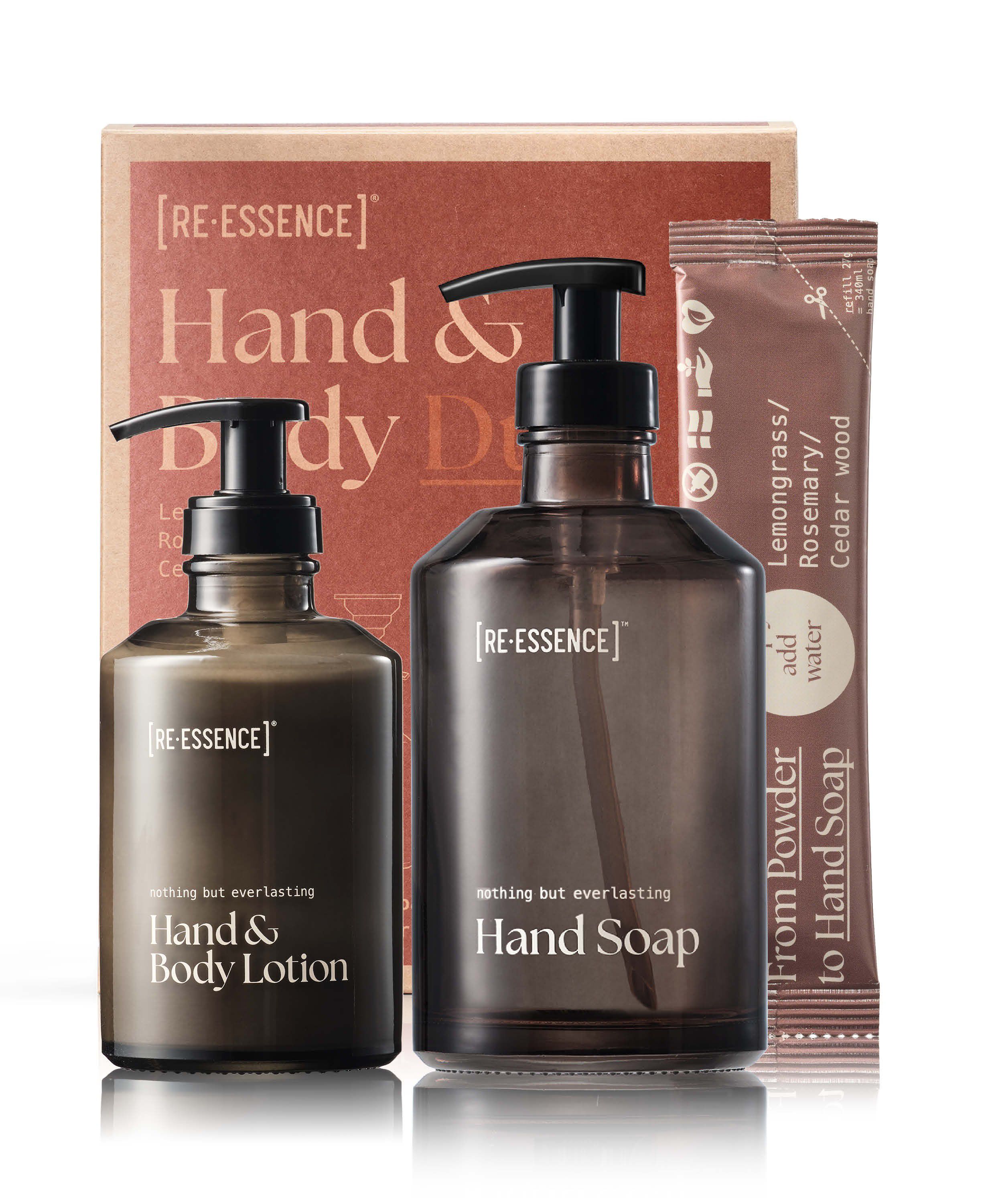 Gave s&aelig;t H&aring;nds&aelig;be + Lotion (Citrongr&aelig;s/Rosmarin/Cedertr&aelig;)