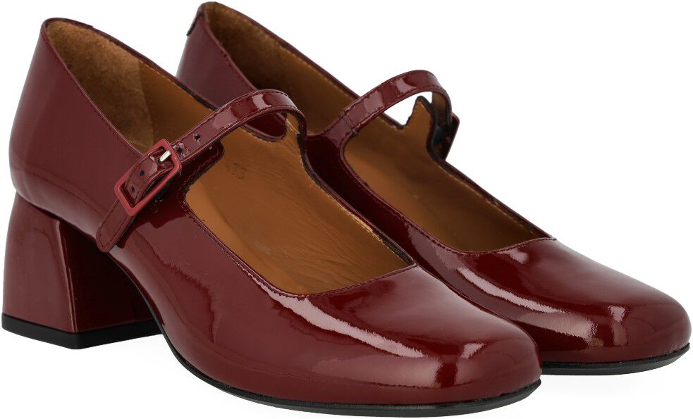 Mary-Jane med skulpturel h&aelig;l