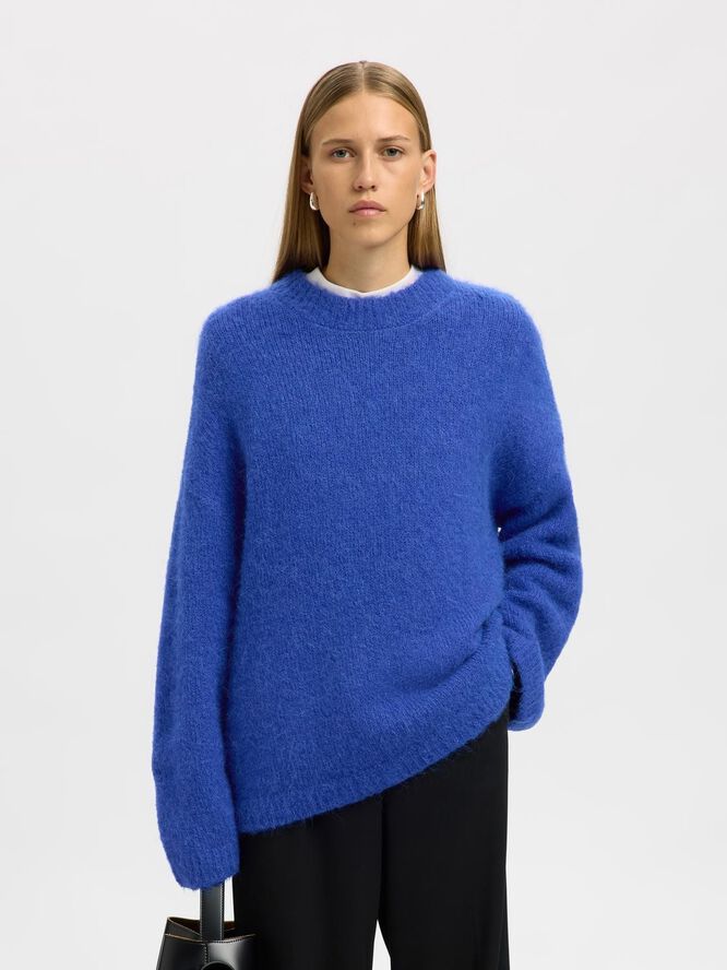 SLFGABRIELLA LS KNIT NEW O-NECK NOO