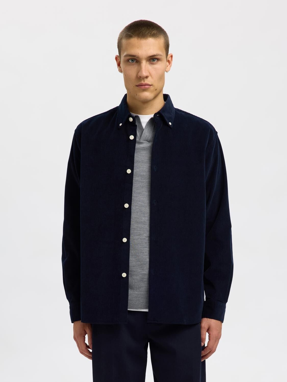 Slmregcole Danni Cord Bd Ls Shirt Noos