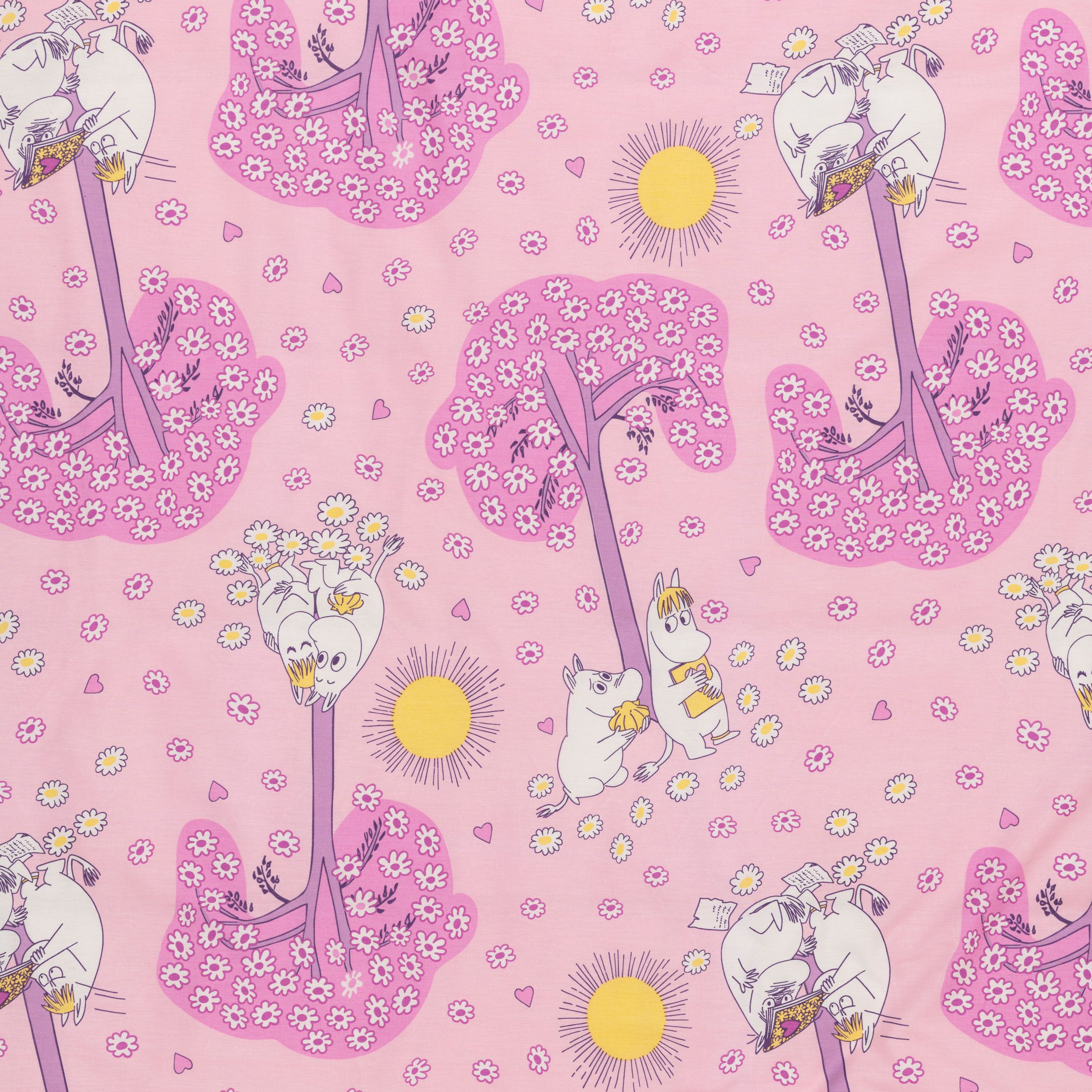 Moomin bedset 140x200 NO Sweethearts GOTS