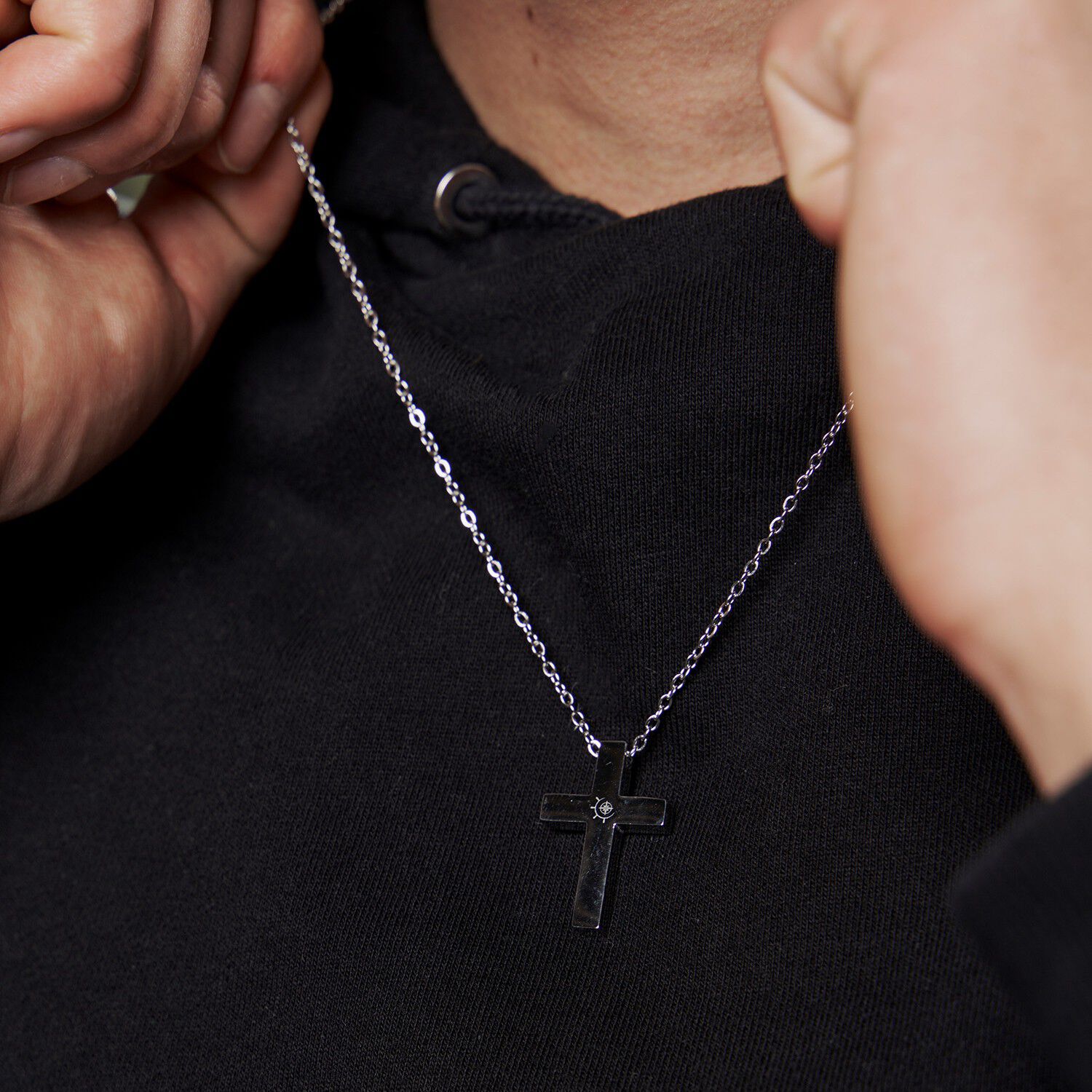 Captena Cross Necklace Stainless Steel DU10008