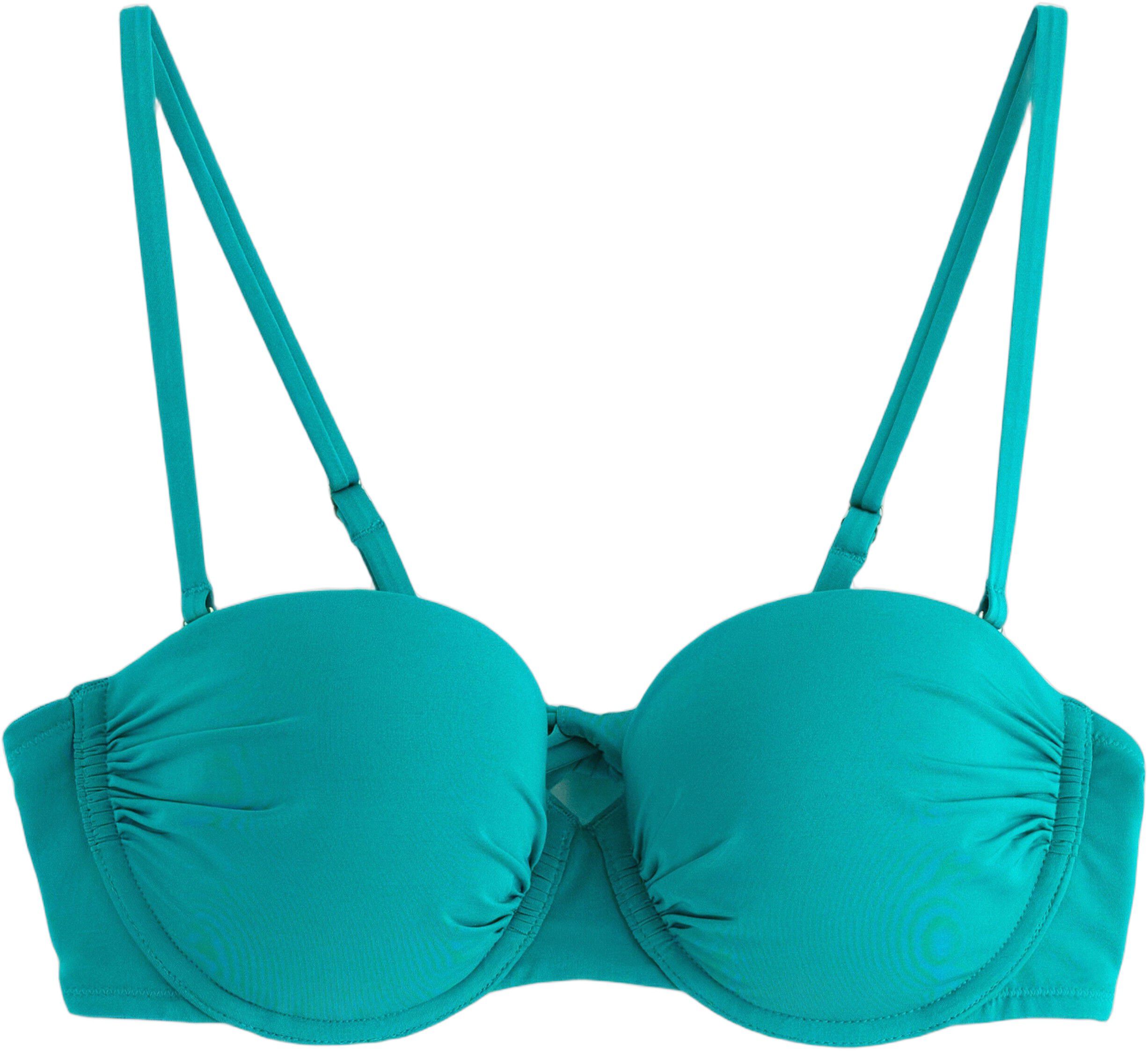 Vatteret balconette bikini-bh med b&oslash;jle