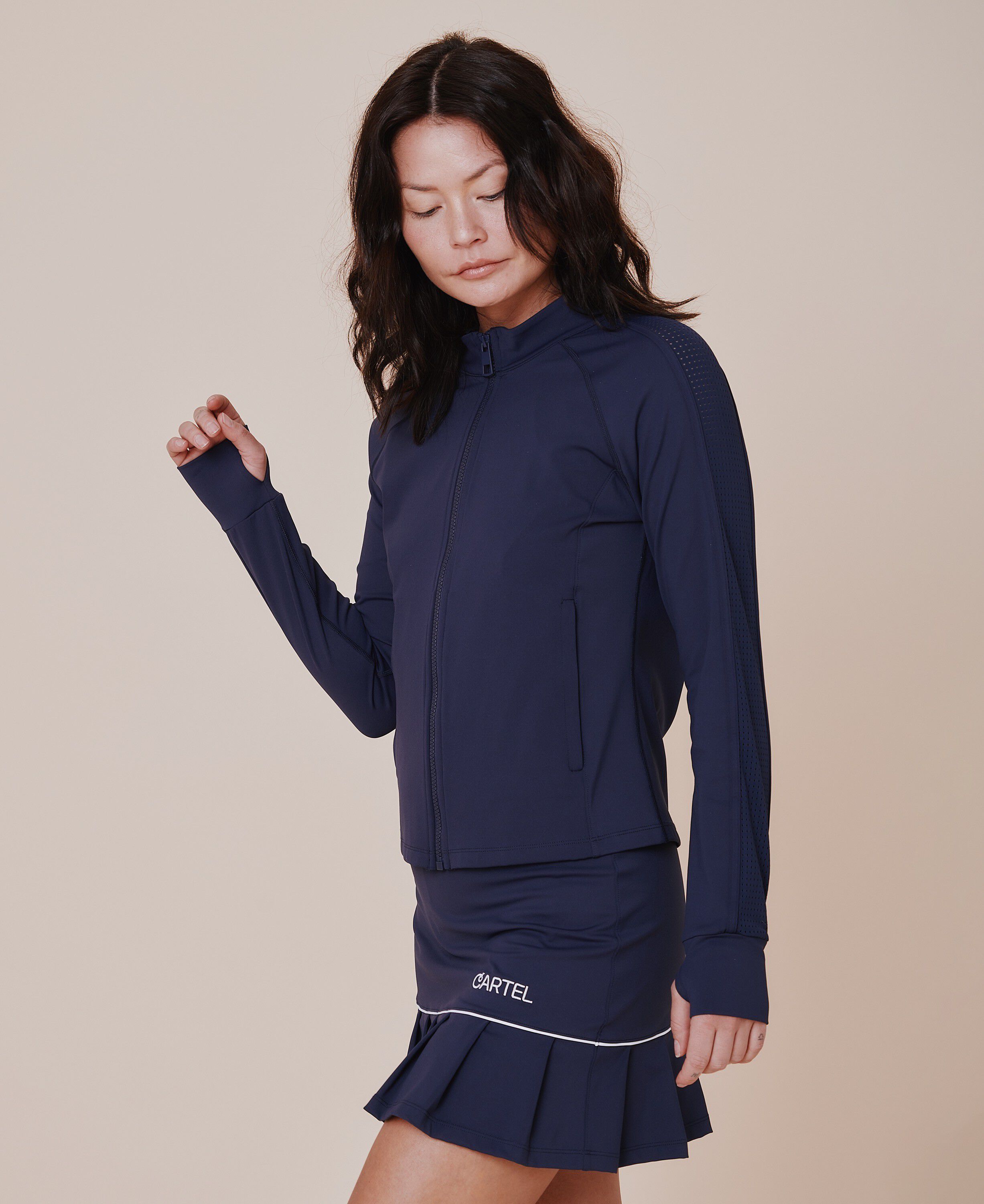 Baseline long sleeve zip jacket - Shell