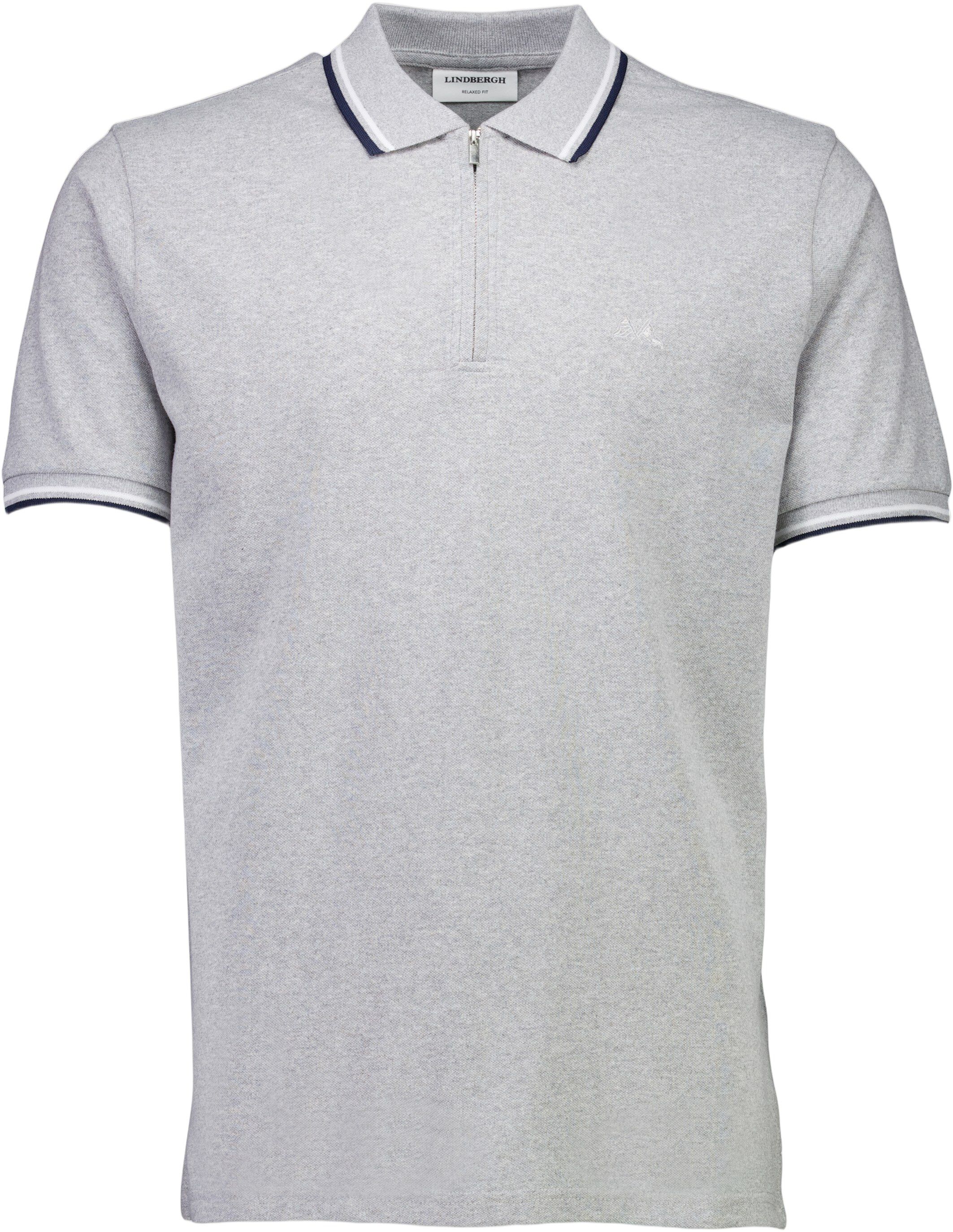 Polo shirt with zip recycled