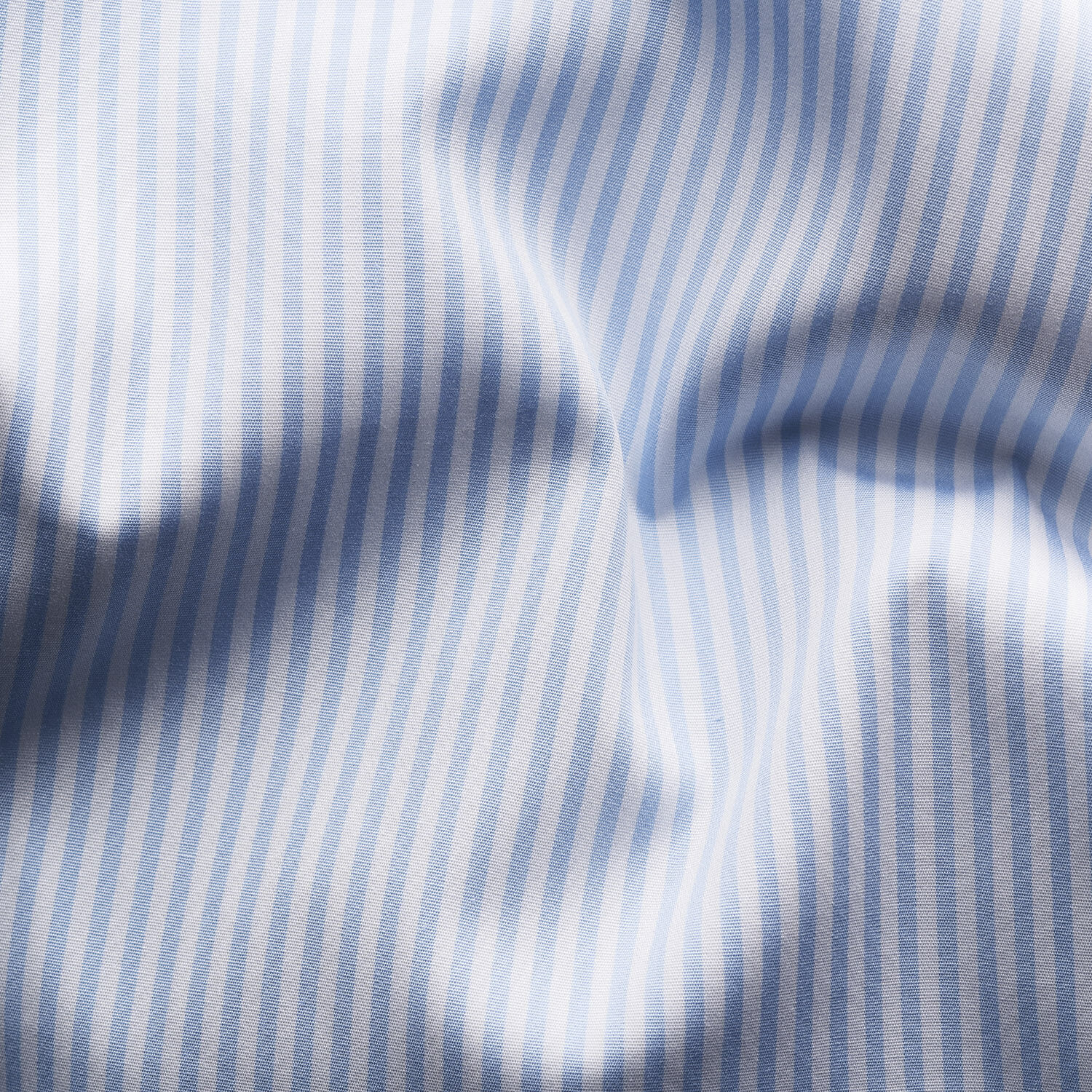 Contemporary Fit Dark Blue Bengal Striped Elevated Poplin Shirt