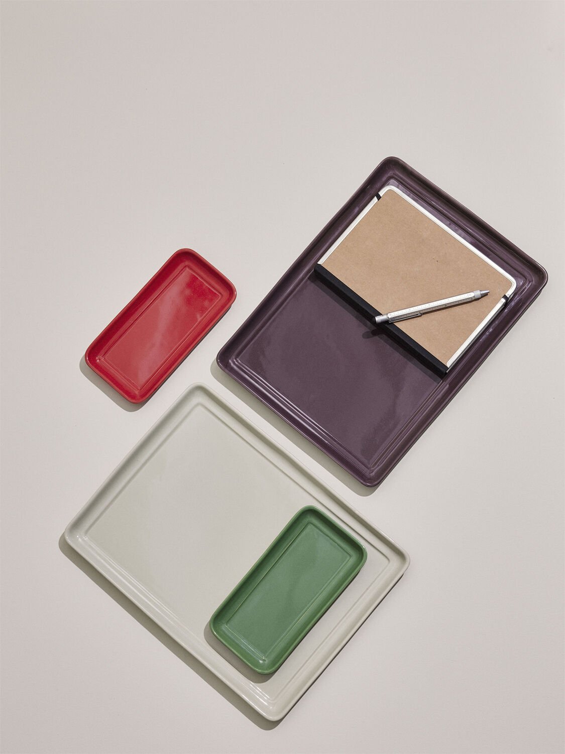 Amare Bakke Burgundy/R&oslash;d s&aelig;t af 2