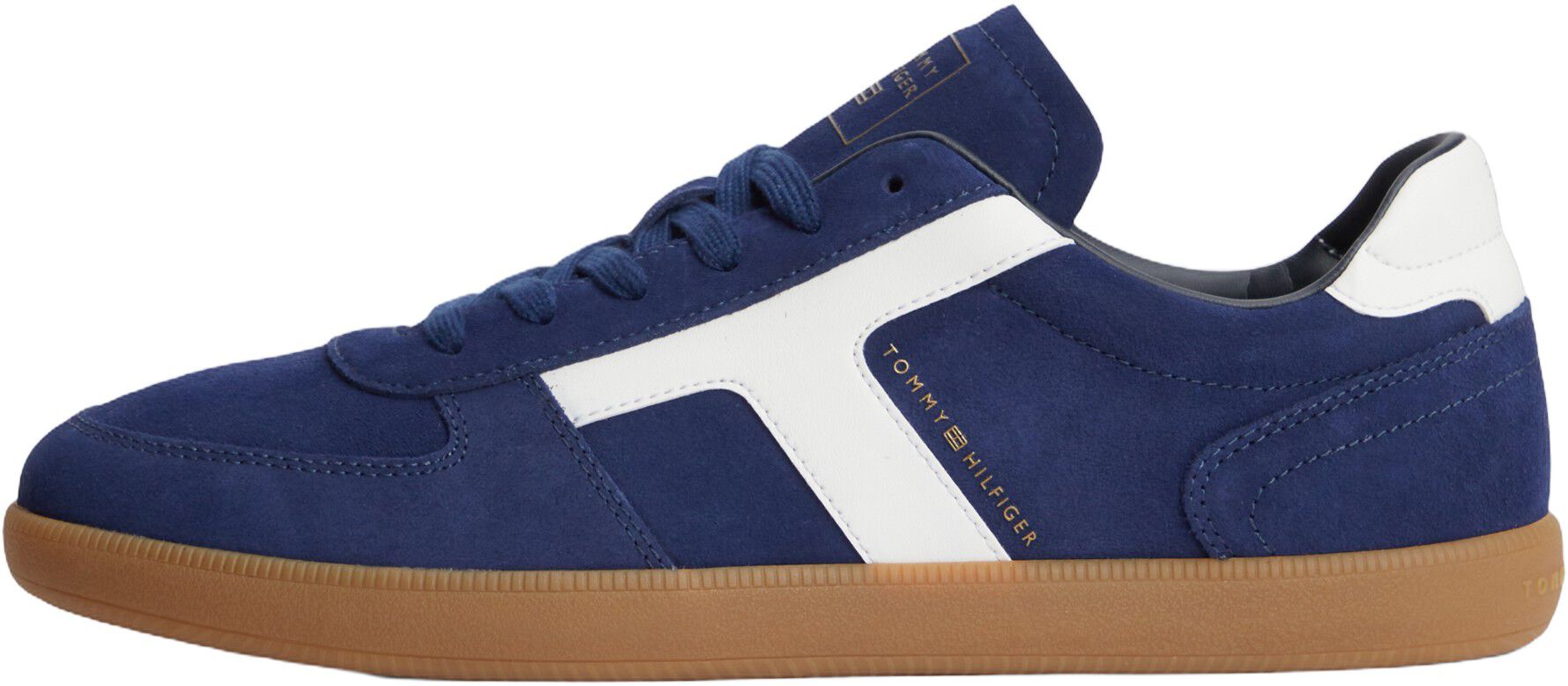 Suede Mixed Texture Trainers