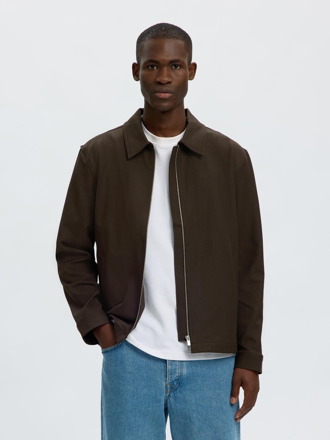 Slmregular Finn Zip Jacket Noos