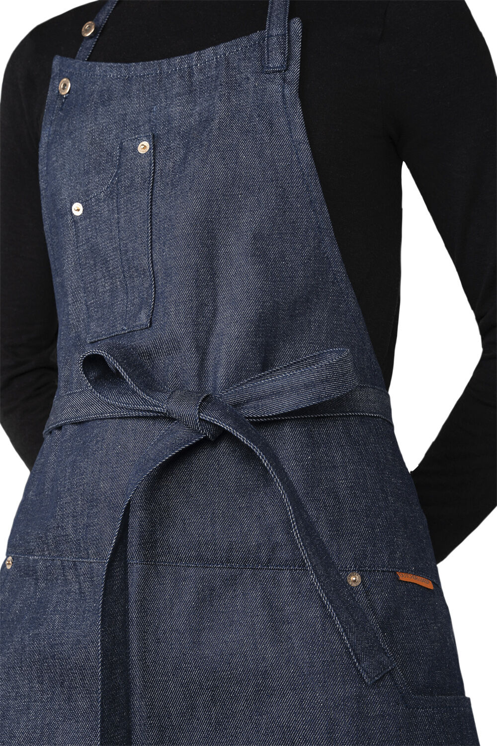 Five Pockets Apron , Comfort Fit, Denim Brut