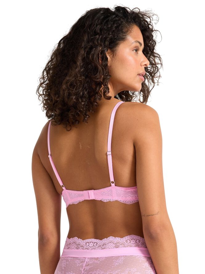 Lilja t-skjorte-BH med blonder