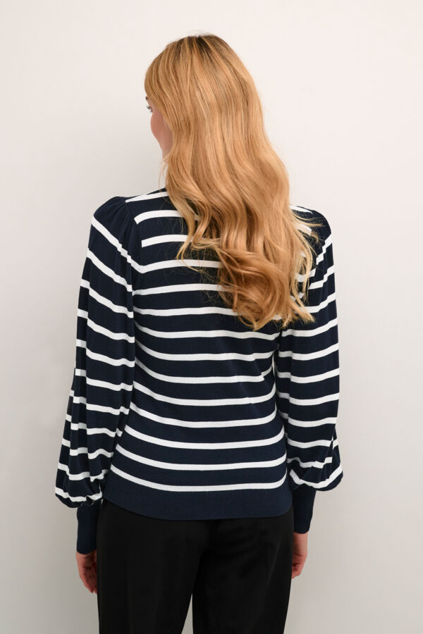 KAmala Stripe Knit Pullover
