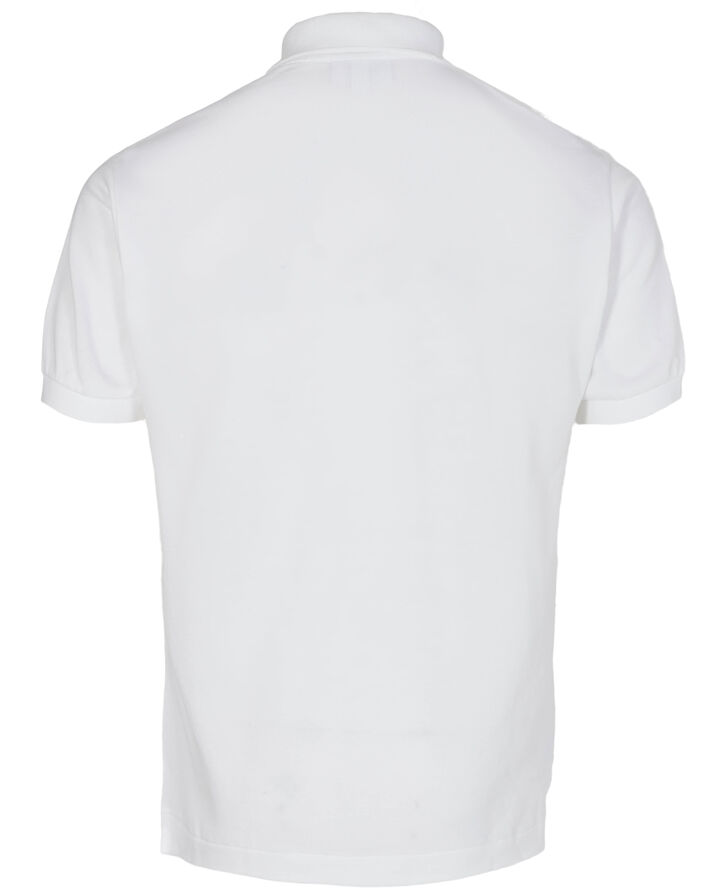 SHORT SLEEVED RIBBED COLLAR SHIRT