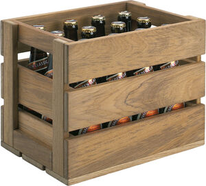 Dania Box 3, Teak, 100%