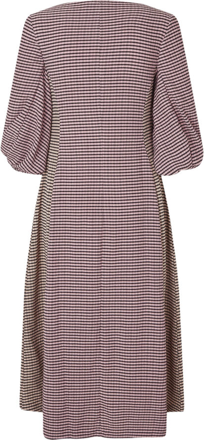 2247 Patchwork Jersey, Three-Quarter Sleeve Midi Dress