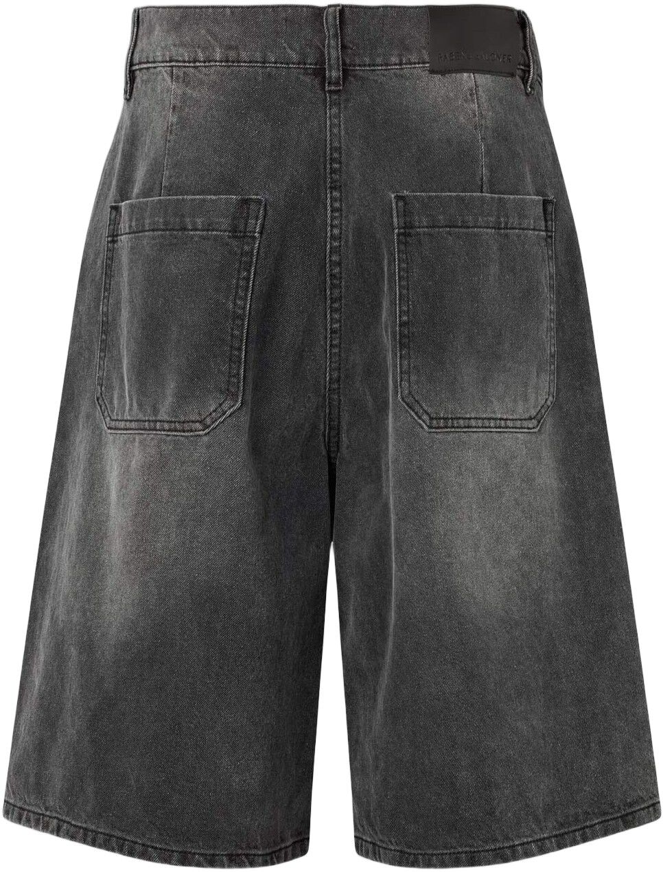 Denim black wide shorts - Raha