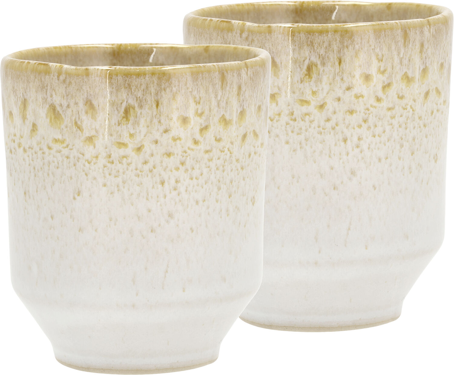 Krus Styles 0,18 liter 2 stk. Krem/Sand Steint&oslash;y