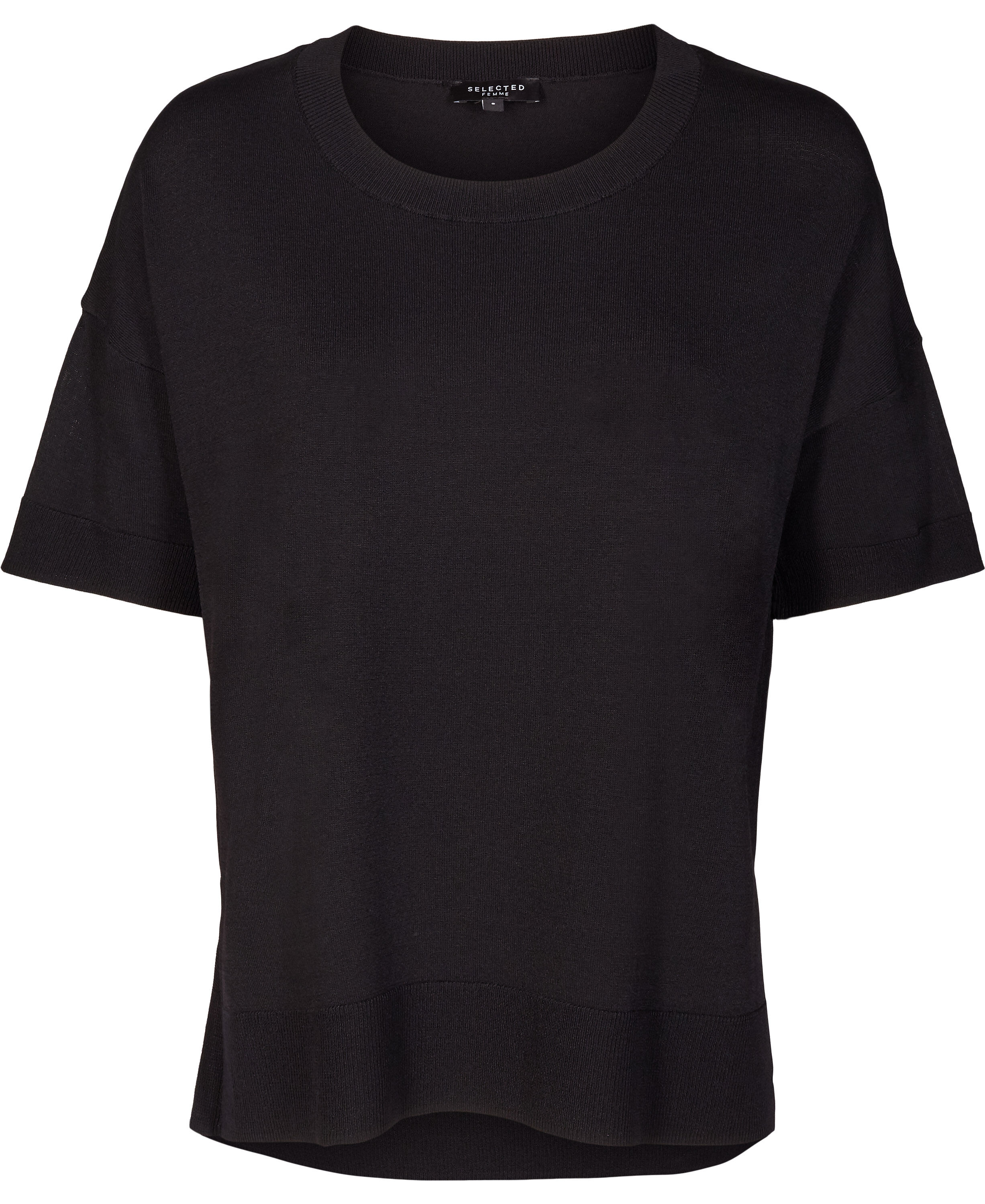 SLFWILLE SS KNIT O-NECK NOOS