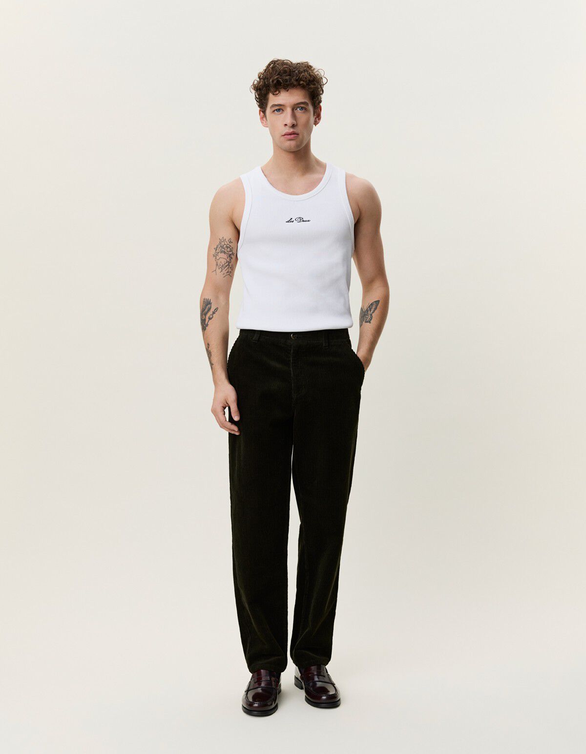 Corduroy Tapered Pants