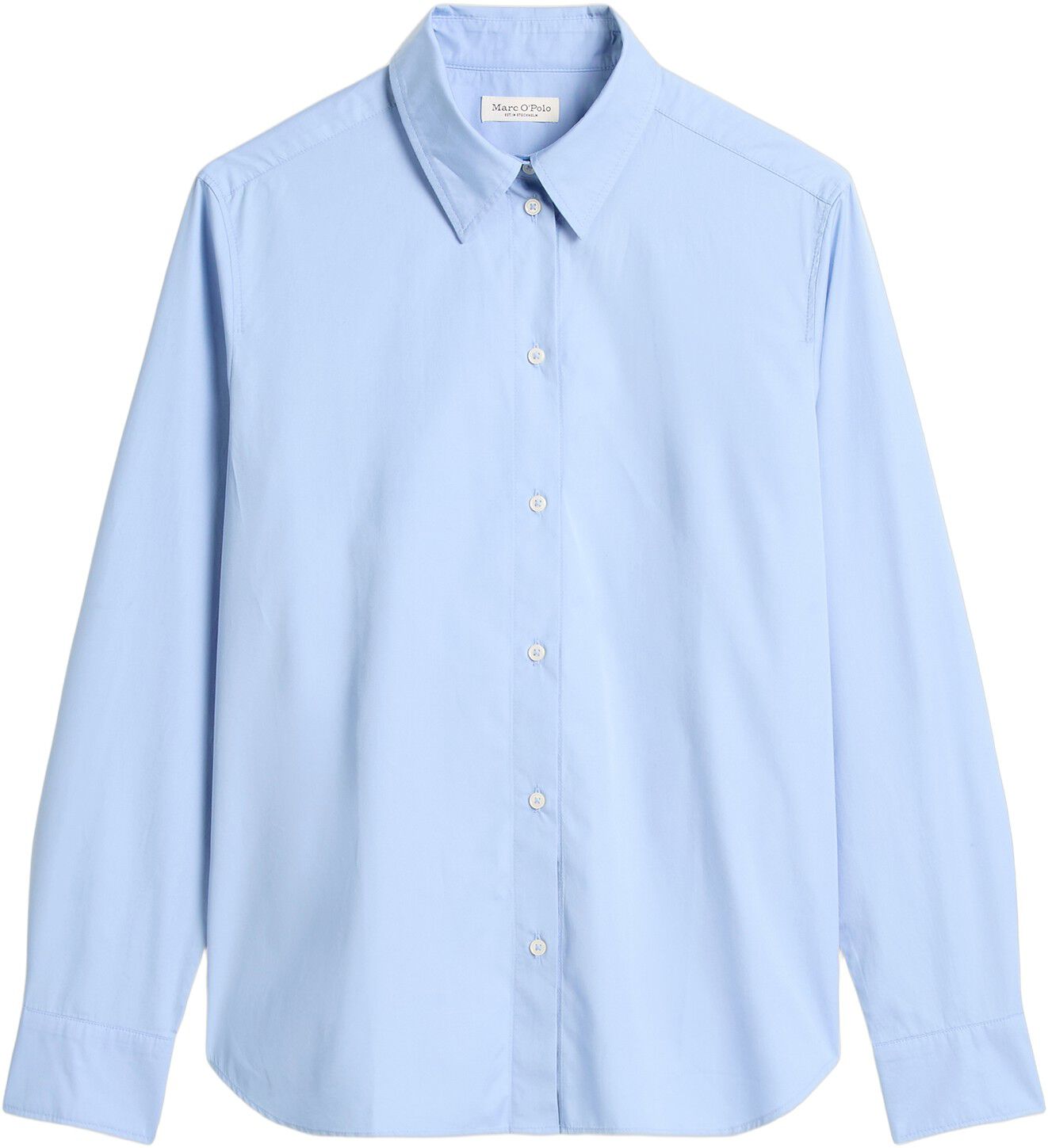 Blouse, fitted shape, kent collar,