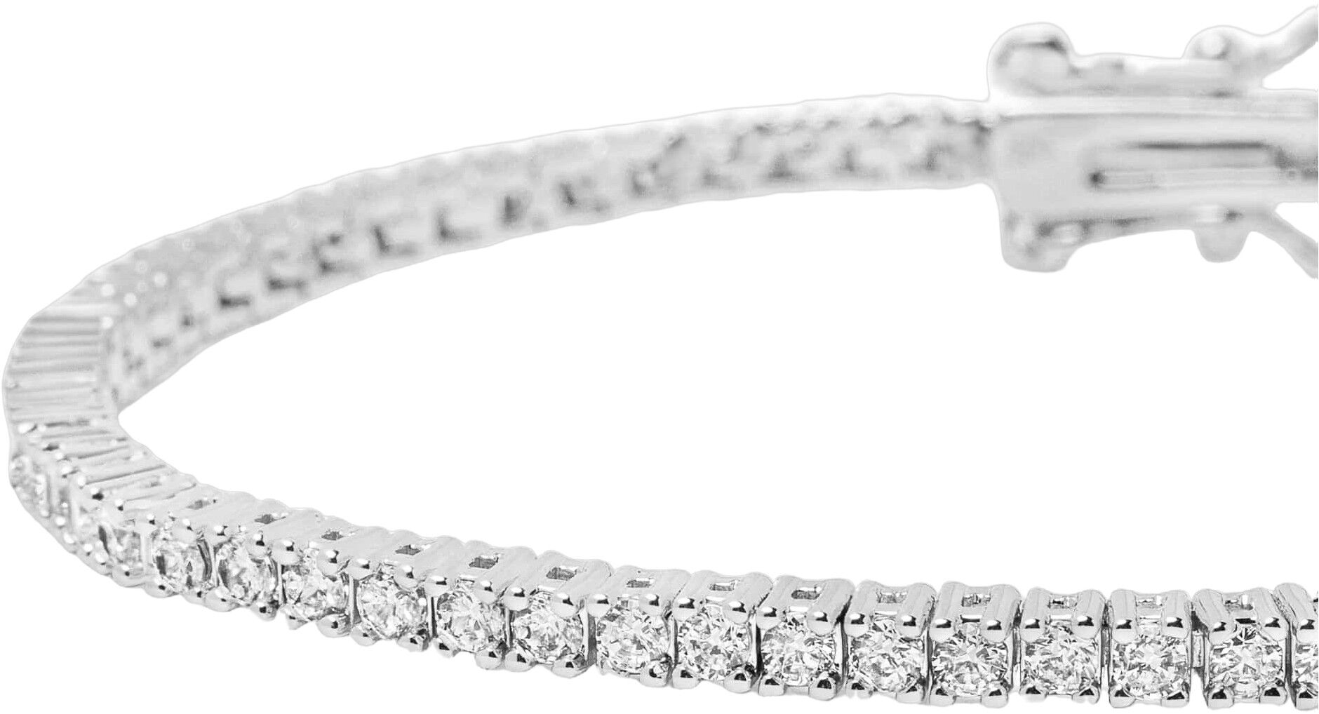 Silver Mini Tennis Bracelet