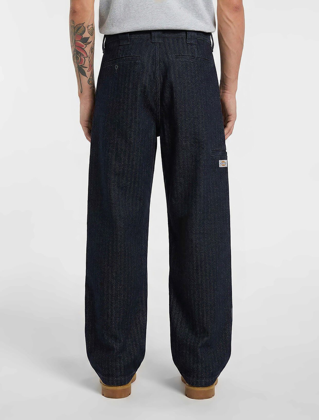 SELVEDGE HERRINGBONE DENIM WORK PANT