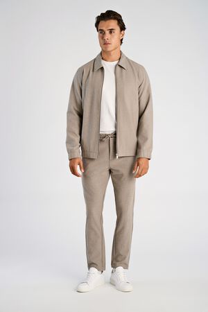 Superflex brushed zip jacket