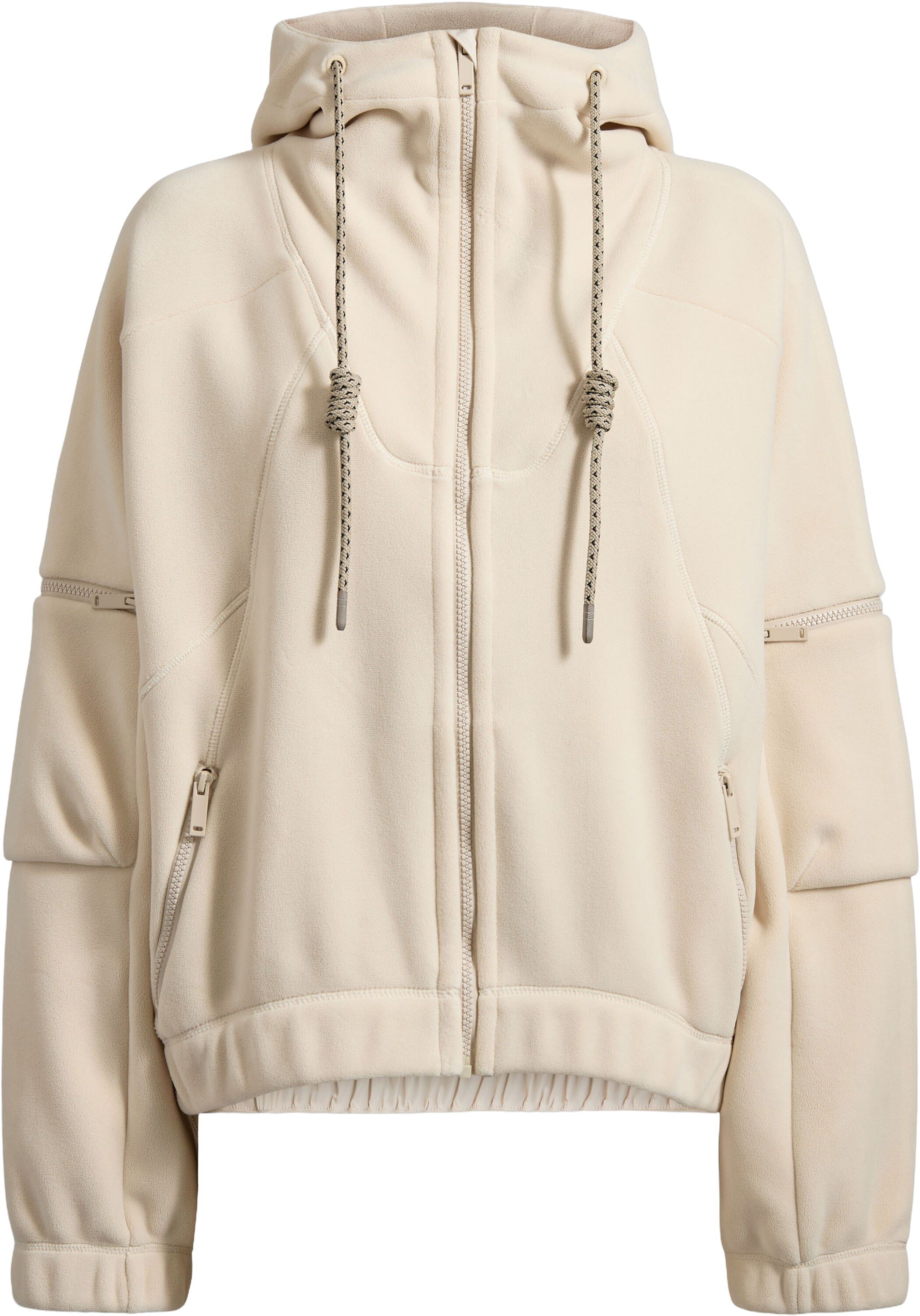 Range bonded fleece jakke m. h&aelig;tte - Shell